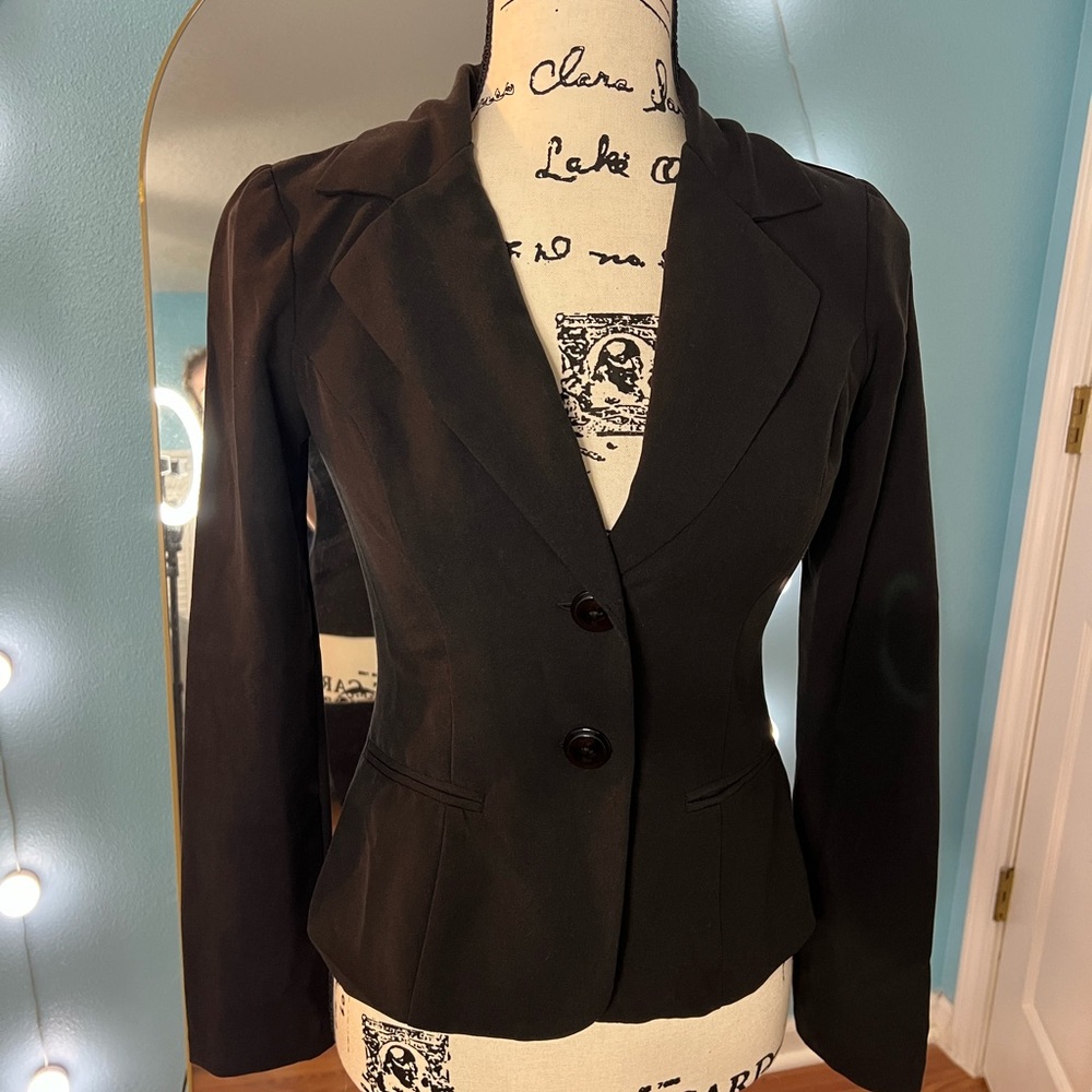 A. Byer Classic Black Blazer